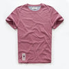 Men's T-shirt Cotton Solid Color t shirt Men Causal O-neck Basic Tshirt Male High Quality Classical Tops