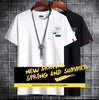 2021 Newest T Shirt for Men Clothing Fitness White O Neck Man T-shirt
