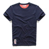 Men's T-shirt Cotton Solid Color t shirt Men Causal O-neck Basic Tshirt