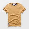 Men's T-shirt Cotton Solid Color t shirt Men Causal O-neck Basic Tshirt
