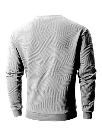 Men's Crew Neck Sweatshirts Spring Autumn Warm Basic Outdoor Pullover Sweater Casual No Hood Hoodie Man Sportswear Tops