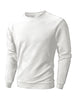 Men's Crew Neck Sweatshirts Spring Autumn Warm Basic Outdoor Pullover Sweater Casual No Hood Hoodie Man Sportswear Tops