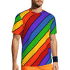 Gym T Shirt For Men Mondrian Line T-Shirts