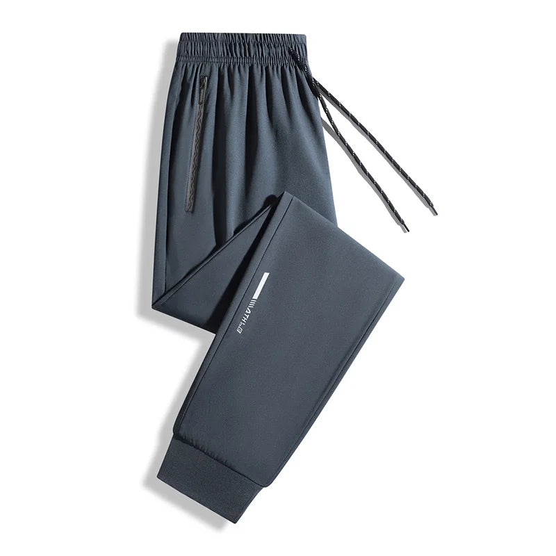 Joggers Man Breathable Quick Dry Sports Pants Spring Summer Drawstring Jogger Pants Men Sweatpants Fashion Casual Stretch Pants