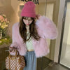 Faux Fur Coat Womens Clothing 2025 New Fashion Casual Imitation Fox Fur Coat Female  Short Loose Comfortable Winter Jacket