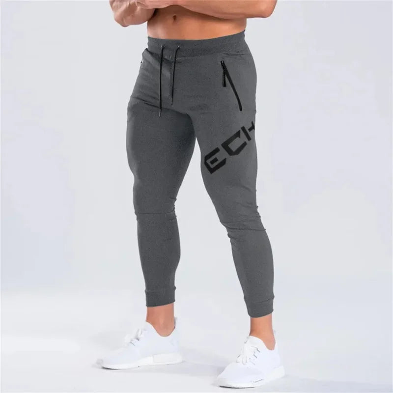 Autumn Joggers Pants Men Running Skinny Cotton Sweatpants Trackpants Gym Fitness Training Sport Trousers Male Sportswear Bottoms