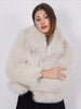 HH Faux Fur Coats For Women Autumn Winter Warm Oversize Outerwear Elegant Yellow Long Sleeve Jacket 2025 Fashion Streetwear