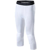 Men's Sports 3/4 Cropped Pants Padded Running Leggings Mens Joggers Elastic Compressions Sweatpant Football Basketball Trousers