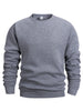 Men's Crew Neck Sweatshirts Solid Color Sweatwear Spring Outdoor Casual Daily Long Sleeve Pullover Hoodie Man Sportswear