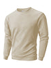 Men's Crew Neck Sweatshirts Spring Autumn Warm Basic Outdoor Pullover Sweater Casual No Hood Hoodie Man Sportswear Tops