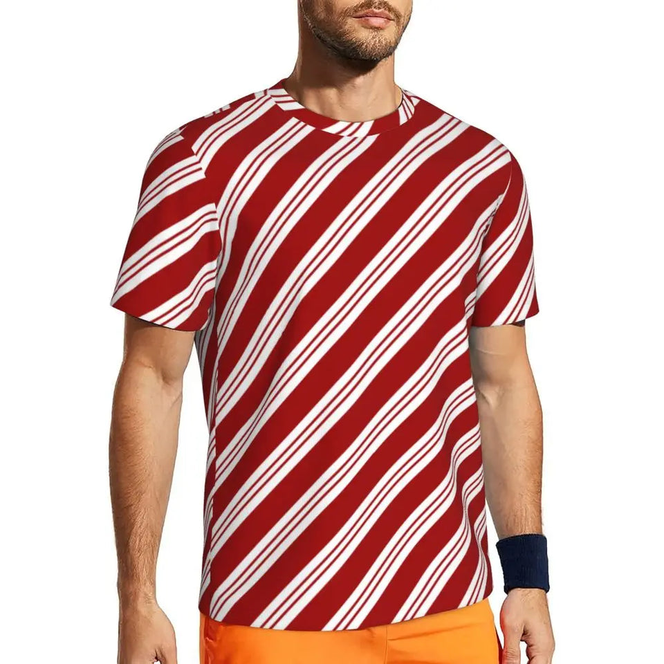 Gym T Shirt For Men Mondrian Line T-Shirts