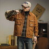Retro Denim Jacket Men's Autumn Trendy Casual Jacket Men's Trendy French Workwear