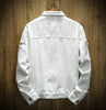 Spring Autumn Men's Denim Jackets Streetwear Casual Cotton Classic Slim Jeans Coat Male Clothes Cowboy Jacket