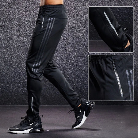 Joggers Track Pants Men Running Soccer Training Pants Quick-dry Fitness Cycling Hiking Trousers Sport Training Bottoms Trackpant