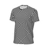Gym T Shirt For Men Mondrian Line T-Shirts