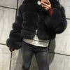 Faux Fur Coats Women Short Coat Jackets Elegant Jacket  Autumn Winter Y2k Furry Outerwear Mom Splice Thick Warm Coffe Coats