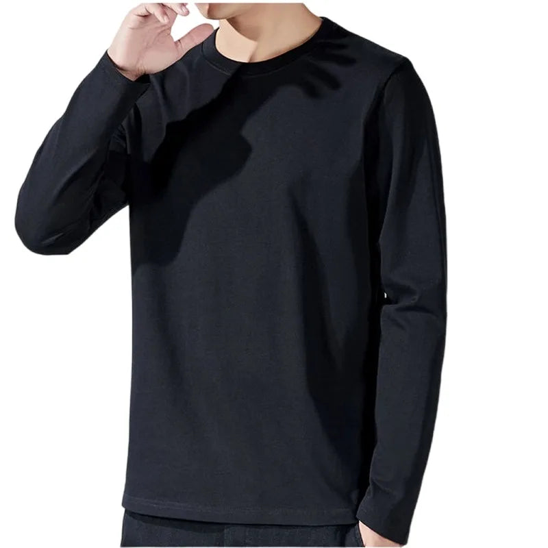 T Shirt For Men Cotton Long Sleeve T-shirts