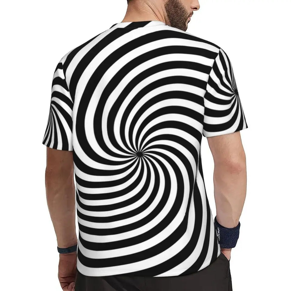Gym T Shirt For Men Mondrian Line T-Shirts