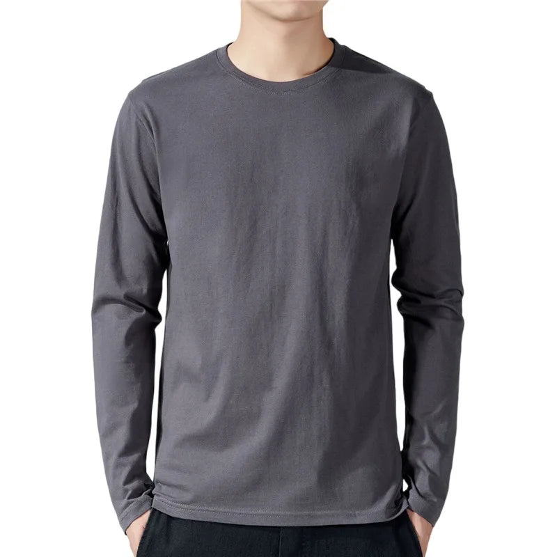 T Shirt For Men Cotton Long Sleeve T-shirts