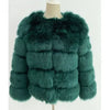 Faux Fur Coats Women Short Coat Jackets Elegant Jacket  Autumn Winter Y2k Furry Outerwear Mom Splice Thick Warm Coffe Coats