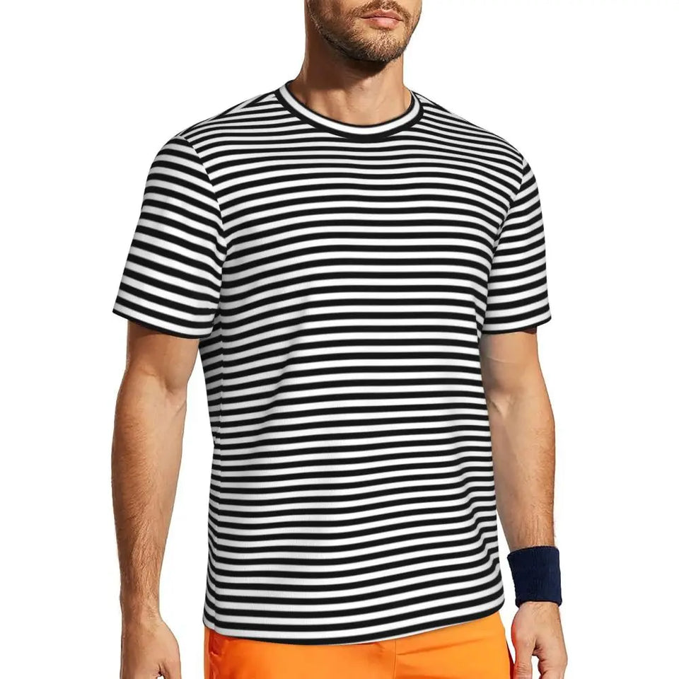 Gym T Shirt For Men Mondrian Line T-Shirts