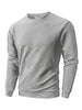 Men's Crew Neck Sweatshirts Spring Autumn Warm Basic Outdoor Pullover Sweater Casual No Hood Hoodie Man Sportswear Tops