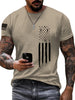 Men'S T-Shirt with a Simple Striped 3D Digital Print