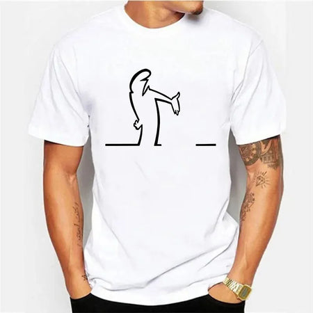 Summer T Shirts For Men Balum La Linea Funny Graphic Tshirt
