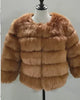 Faux Fur Coats Women Short Coat Jackets Elegant Jacket  Autumn Winter Y2k Furry Outerwear Mom Splice Thick Warm Coffe Coats