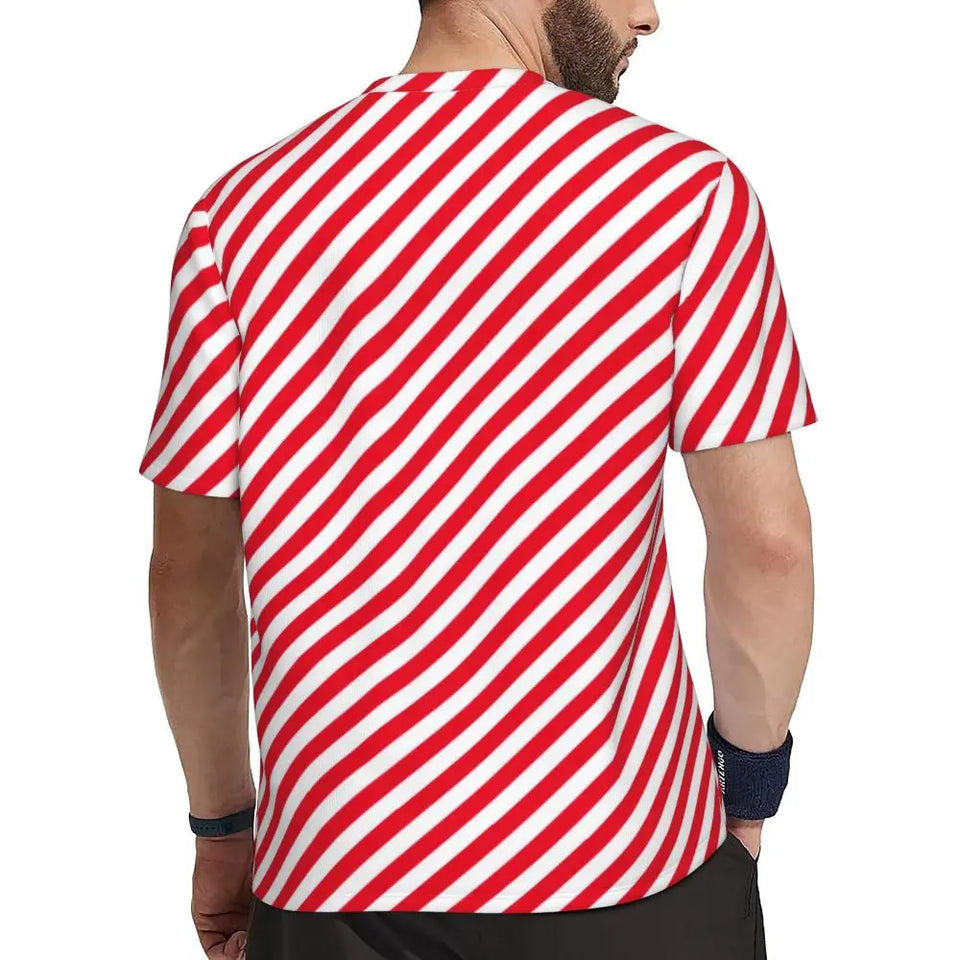Gym T Shirt For Men Mondrian Line T-Shirts