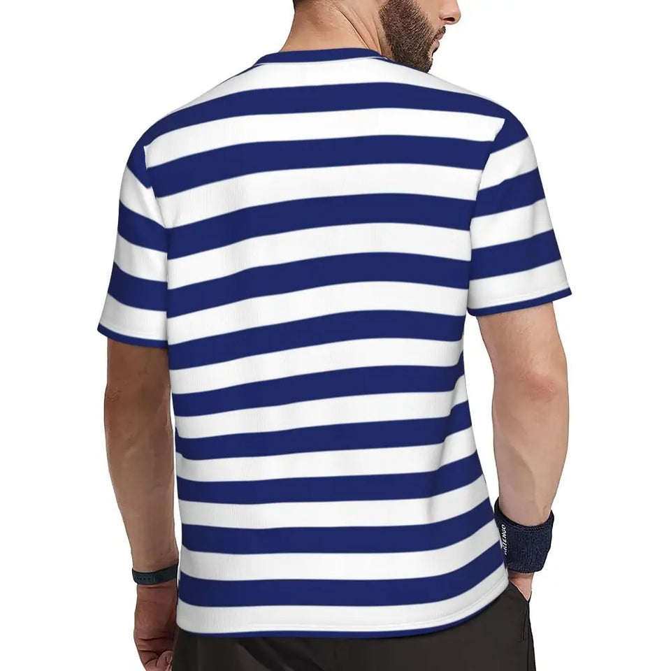 Gym T Shirt For Men Mondrian Line T-Shirts
