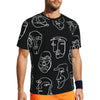 Gym T Shirt For Men Mondrian Line T-Shirts