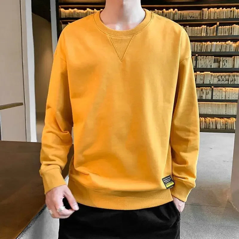 T Shirts for Men Plain Smooth Pullover Unicolor Tops