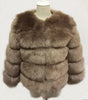 Faux Fur Coats Women Short Coat Jackets Elegant Jacket  Autumn Winter Y2k Furry Outerwear Mom Splice Thick Warm Coffe Coats