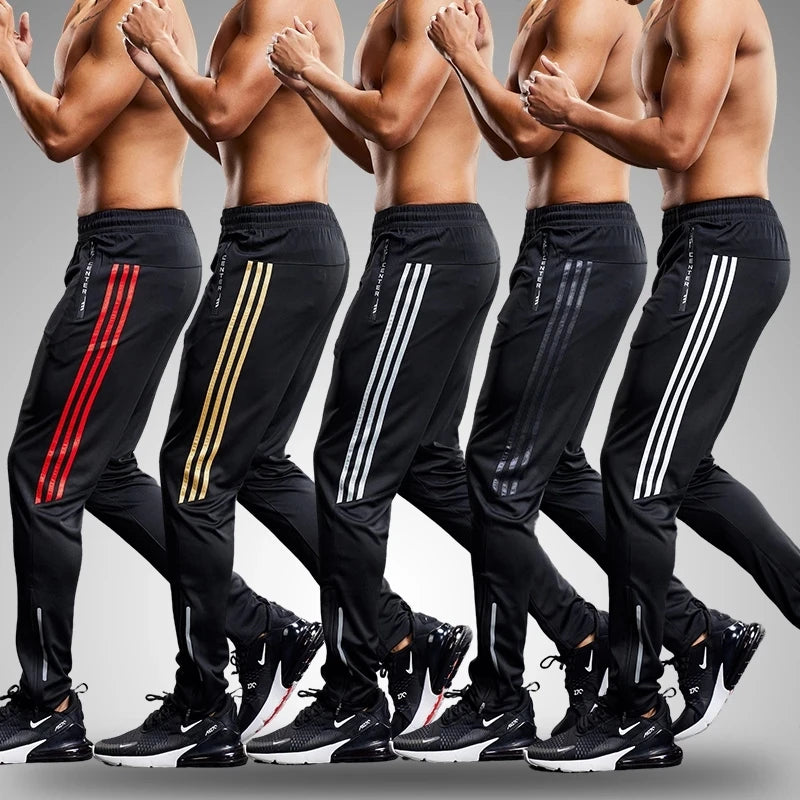 Joggers Track Pants Men Running Soccer Training Pants Quick-dry Fitness Cycling Hiking Trousers Sport Training Bottoms Trackpant