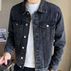 Denim Jacket for Men 2025 New Spring Autumn Casual Trendy Wear Loose Fit Workwear Clothing Wholesale Top Selling Item