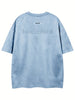 Men'S Casual Streetwear Embroidered Suede-Like Short Sleeve
